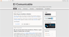 Desktop Screenshot of elcomunicable.blogspot.com