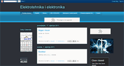 Desktop Screenshot of elektrotehnika-elektronika.blogspot.com