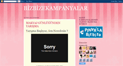 Desktop Screenshot of bizbizekampanyalar.blogspot.com