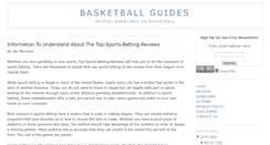 Desktop Screenshot of basketballguides.blogspot.com