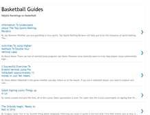 Tablet Screenshot of basketballguides.blogspot.com