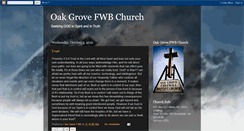 Desktop Screenshot of oakgrovefwb.blogspot.com