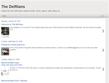 Tablet Screenshot of delftians.blogspot.com