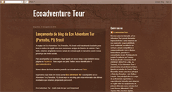 Desktop Screenshot of ecoadventuretourbrasil.blogspot.com