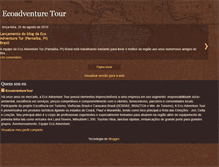 Tablet Screenshot of ecoadventuretourbrasil.blogspot.com