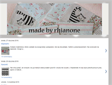 Tablet Screenshot of madebyrhianone.blogspot.com