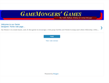 Tablet Screenshot of gamemongers.blogspot.com