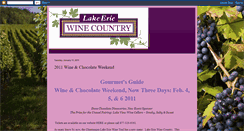 Desktop Screenshot of lakeeriewinecountry.blogspot.com