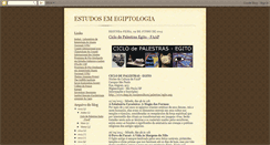 Desktop Screenshot of estudos-egiptologia.blogspot.com