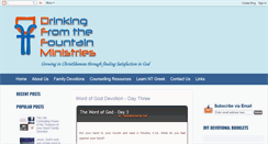 Desktop Screenshot of drinkingfromthefountain.blogspot.com