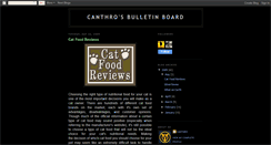 Desktop Screenshot of canthros-bulletin-board.blogspot.com