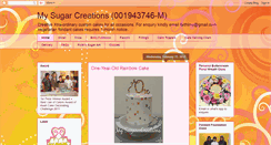 Desktop Screenshot of mysugarcreations.blogspot.com