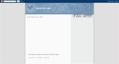 Desktop Screenshot of get-a-life09.blogspot.com