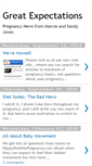Mobile Screenshot of greatexpectationspregnancy.blogspot.com