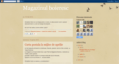 Desktop Screenshot of magazinulboieresc.blogspot.com