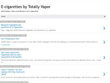 Tablet Screenshot of e-cigarettesbytotallyvapor.blogspot.com