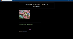 Desktop Screenshot of kilburnfestival.blogspot.com