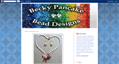Desktop Screenshot of beckypancakebeaddesigns.blogspot.com