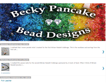 Tablet Screenshot of beckypancakebeaddesigns.blogspot.com