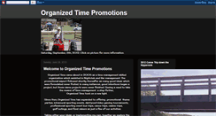 Desktop Screenshot of organizedtimepromotions.blogspot.com