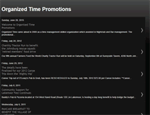 Tablet Screenshot of organizedtimepromotions.blogspot.com