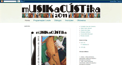 Desktop Screenshot of musikacustika.blogspot.com