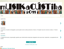 Tablet Screenshot of musikacustika.blogspot.com