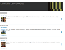 Tablet Screenshot of domiciliodesconocido.blogspot.com