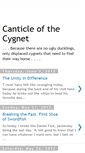 Mobile Screenshot of canticleofthecygnet.blogspot.com