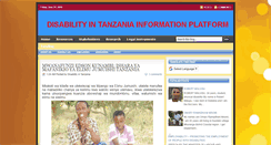Desktop Screenshot of disabilityintanzania.blogspot.com