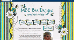 Desktop Screenshot of megbeedesigns.blogspot.com