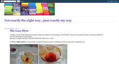 Desktop Screenshot of lazydyer.blogspot.com