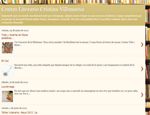 Tablet Screenshot of centroliterariocv.blogspot.com