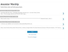 Tablet Screenshot of ancestorworship.blogspot.com