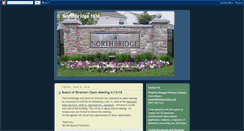 Desktop Screenshot of northbridgehoa.blogspot.com