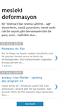 Mobile Screenshot of mesleki-deformasyon.blogspot.com