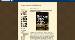 Desktop Screenshot of blogapenguinindiaclassic.blogspot.com