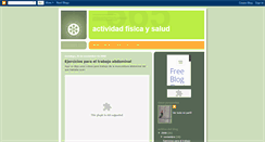 Desktop Screenshot of actfisicaysaludjf.blogspot.com