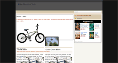 Desktop Screenshot of club-bikemania.blogspot.com