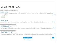 Tablet Screenshot of latestsports1.blogspot.com