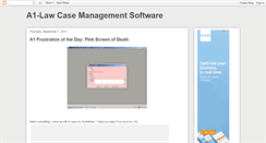 Desktop Screenshot of a1-law.blogspot.com