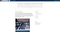 Desktop Screenshot of clineslanding.blogspot.com