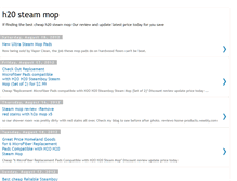 Tablet Screenshot of h20steammop.blogspot.com