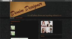 Desktop Screenshot of denimdesigner.blogspot.com