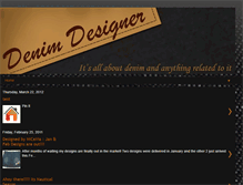 Tablet Screenshot of denimdesigner.blogspot.com