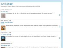 Tablet Screenshot of curvingback.blogspot.com