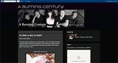 Desktop Screenshot of aburningcenturyblog.blogspot.com