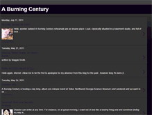 Tablet Screenshot of aburningcenturyblog.blogspot.com