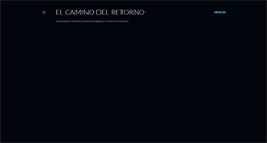 Desktop Screenshot of elcaminodelretorno.blogspot.com