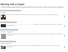 Tablet Screenshot of dancingwithacrayon.blogspot.com